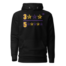 Load image into Gallery viewer, 3 Star OVER 5 Star Hoodie
